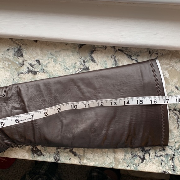 Cole Haan Nydia Sexy Stretch High Heel Tall Boot Brown Size: 8B - Picture 6 of 8